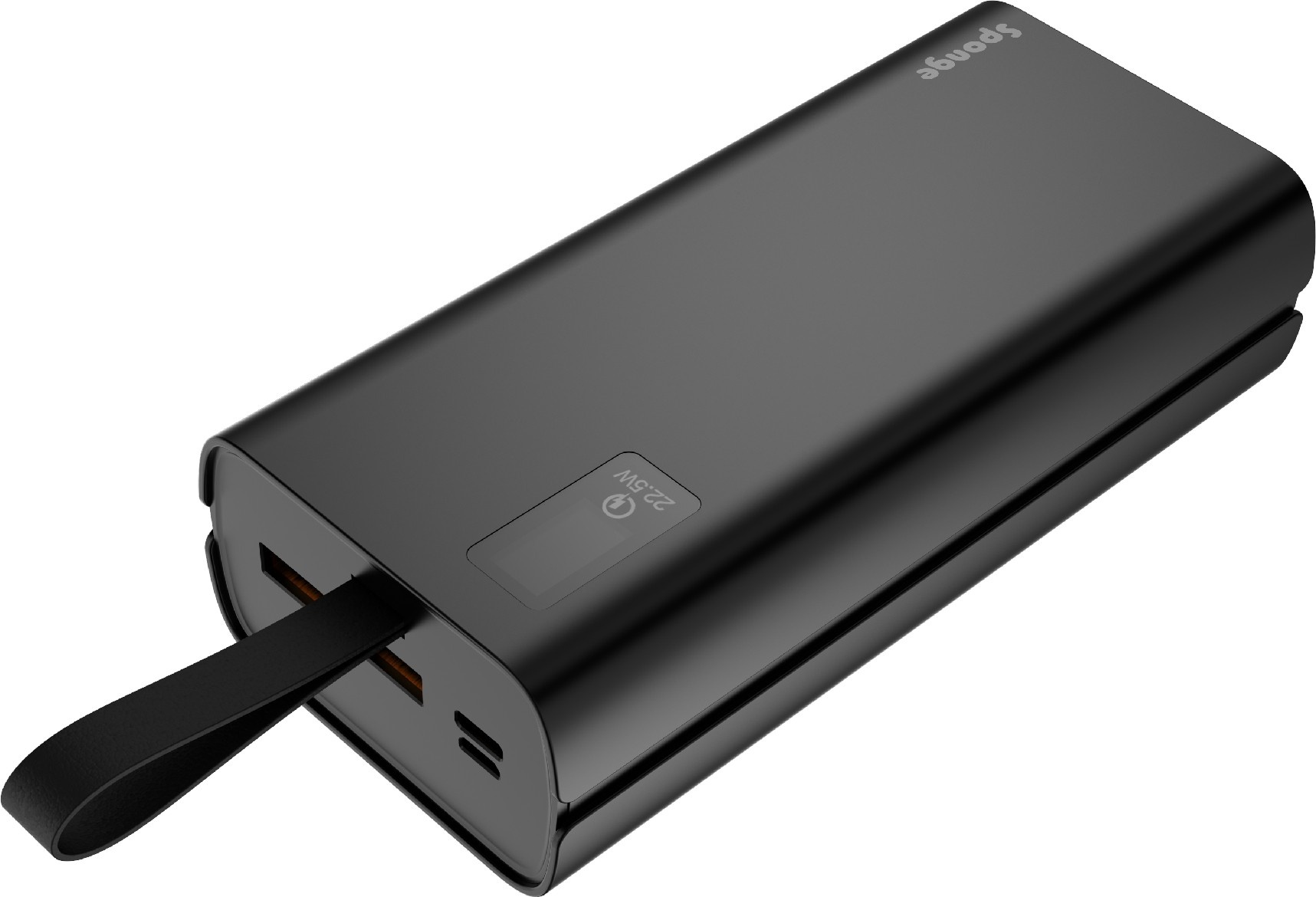 Powerbank Sponge Energy 30000 Mah 22,5w Qc Schwarz (se30000001b)
