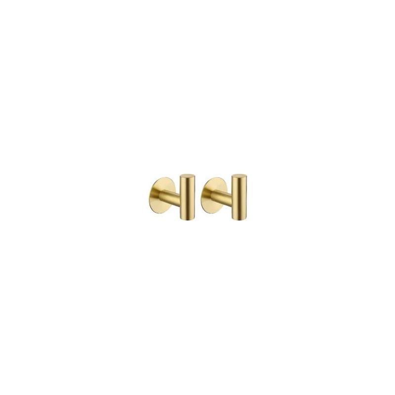 Selbstklebende Handtuchhaken Aus Messing Fürs Badezimmer, Bademantelhaken Aus Metall, Hergestellt Aus Edelstahl Sus 304, Goldfarben Von Crezuo