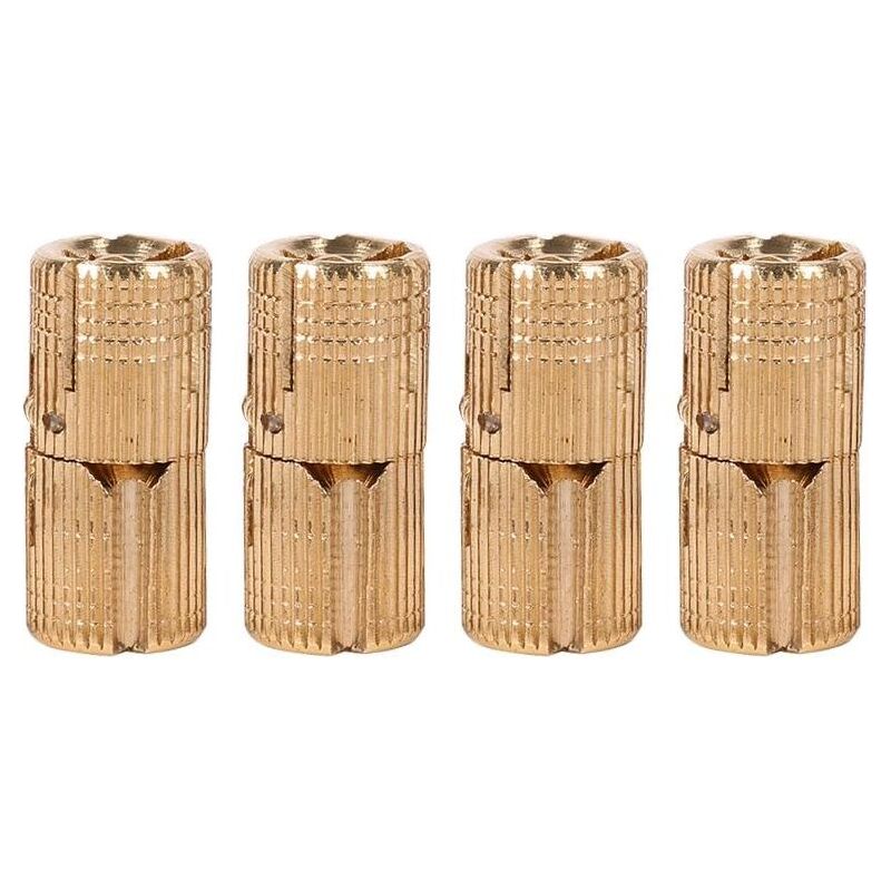 Charnières Invisibles En Cuivre Pur 14 Mm, Pour Boîte À Bijoux, Boîte Cadeau, Plans De Travail, Lot De 4 Crezuo