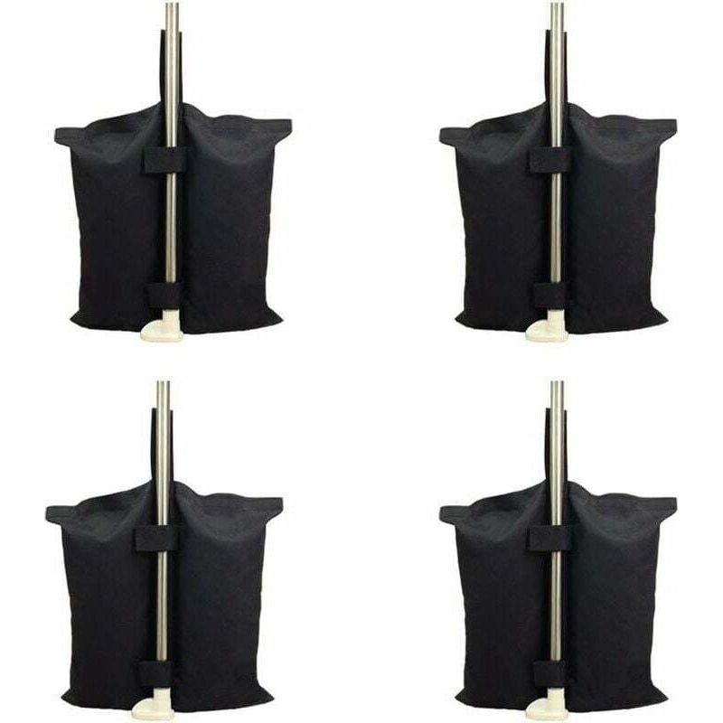 Hochleistungs-ballastsack In Industriequalität Mit Doppelnaht Für Pop-up-zeltmarkisen, Schwarz, Crezuo
