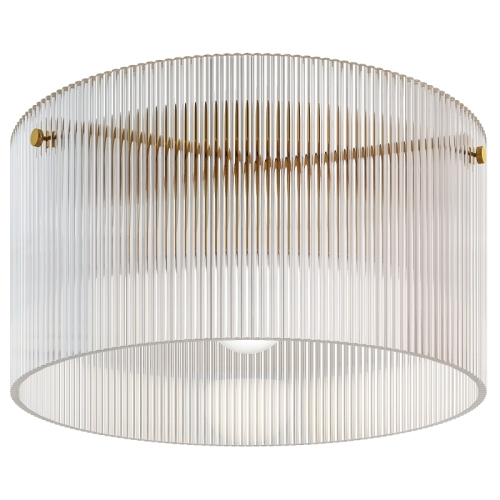 Led-deckenleuchte Mit Acryl-lampenschirm, Metallgestell, Kompatibel Mit Halogen- Und Led-lampen