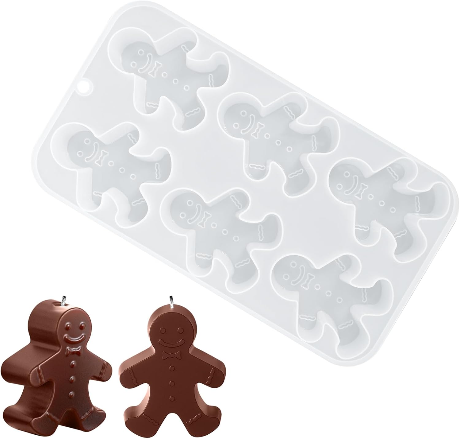 Weihnachtskerzenform, Lebkuchenmann-silikonform, 3d-kerzenformen, Formen Für Duftkerzen, Seife, Duftkerzen Zum Selbermachen