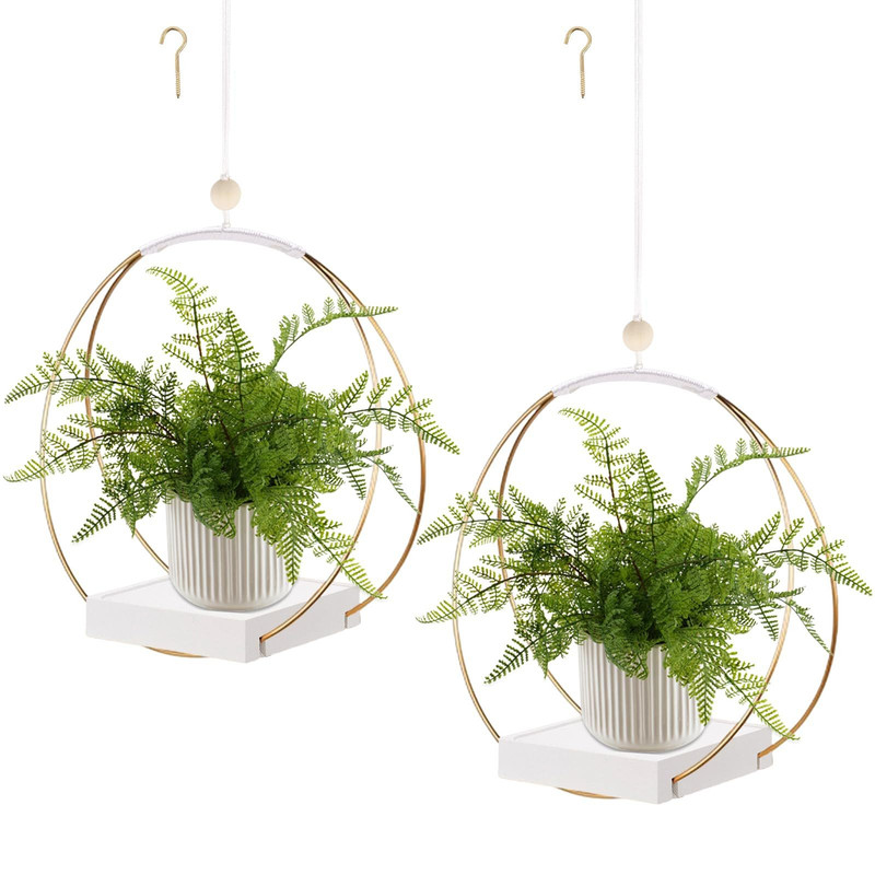 2er-pack Hängeblumentöpfe – Böhmischer Blumenkorb, Pflanzenhalter Für Drinnen Und Draußen, Dekorativ Für Decke, Balkon Oder Wand