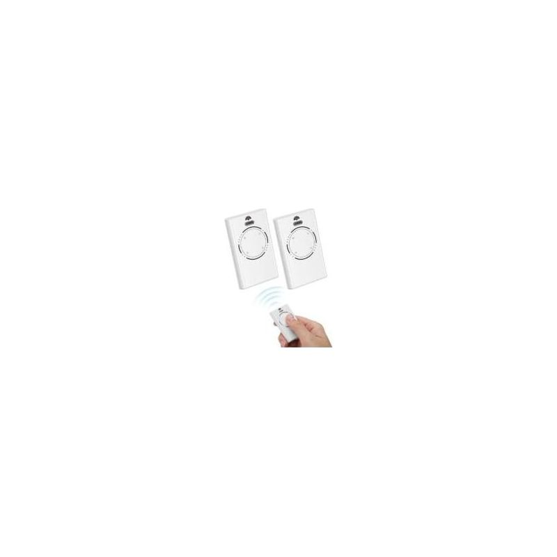 Set Mit 2 Garagentor-fernbedienungen, 868 Mhz, 4 Kanäle, Kompatibel Mit Xt4 868 Slh, Xt2 868 Sl Crezuo-chrom