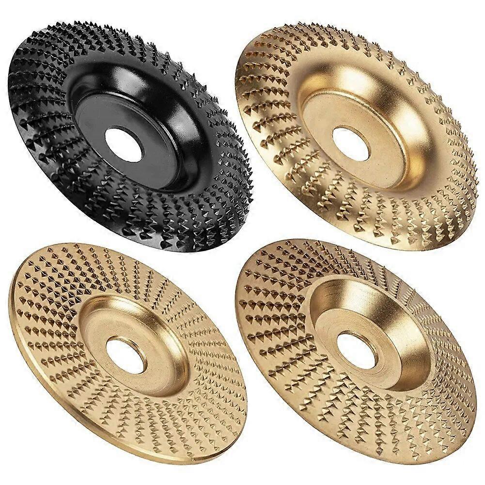 4er-pack Winkelschleifer-holzbearbeitungsscheiben-set, Holzformer, Formscheiben Für Winkelschleifer-zubehör, Holzbearbeitungswerkzeuge
