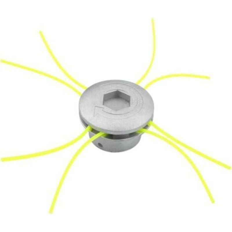 Crezuo Aluminium-trimmerkopf, Fadentrimmerkopf, 4-faden-trimmerkopf, Universell, Für Garten, Rasen, Terrasse