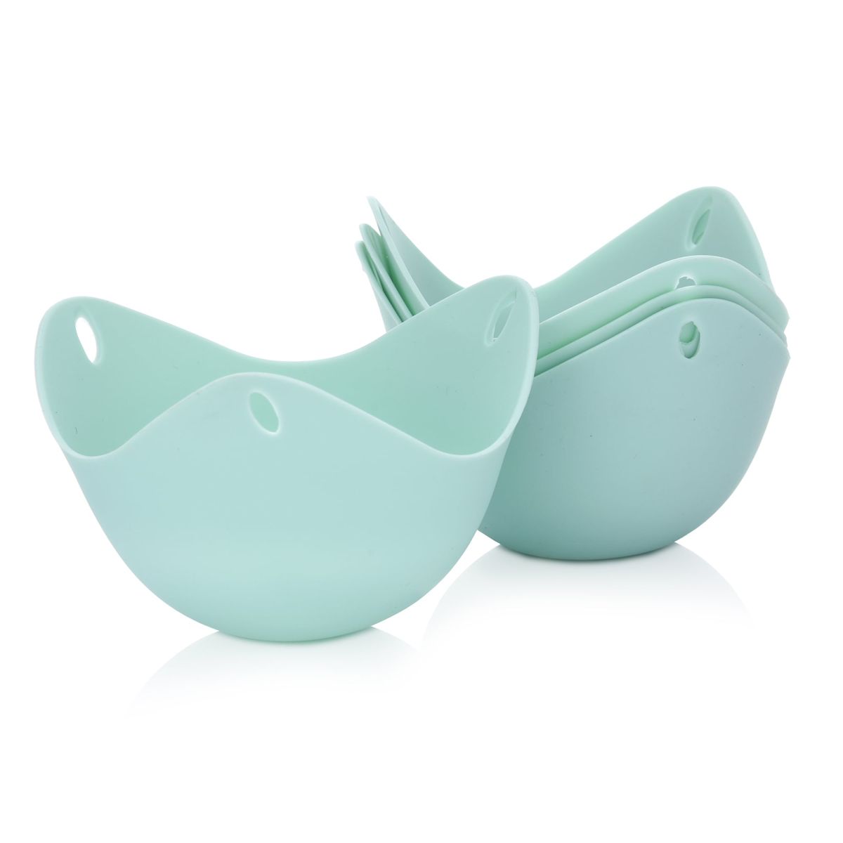 Fiffig Silikon-eierpochierform-set, 4-teilig, Duka