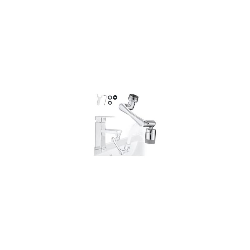 1080° Drehbarer Wasserhahn-luftsprudler, Wassersparend, 2-strahl-mischdüse, Crezuo-luftsprudler-aufsatz