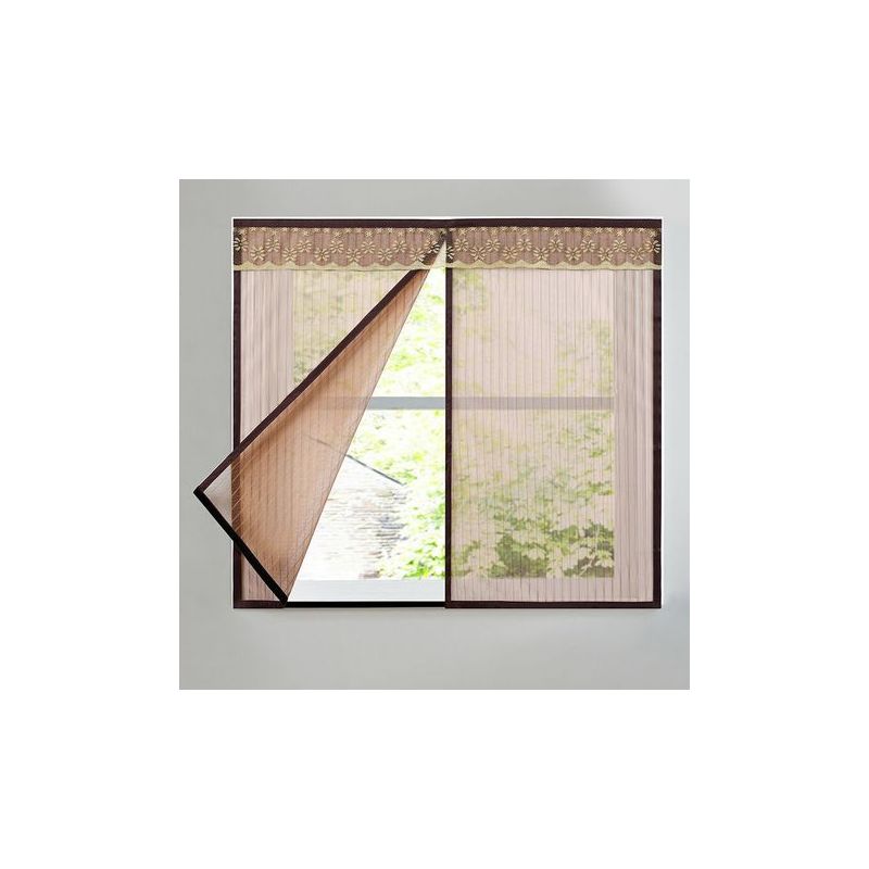 Crezuo Magnetisches Moskitonetz 100 X 150 Cm, Klettverschluss