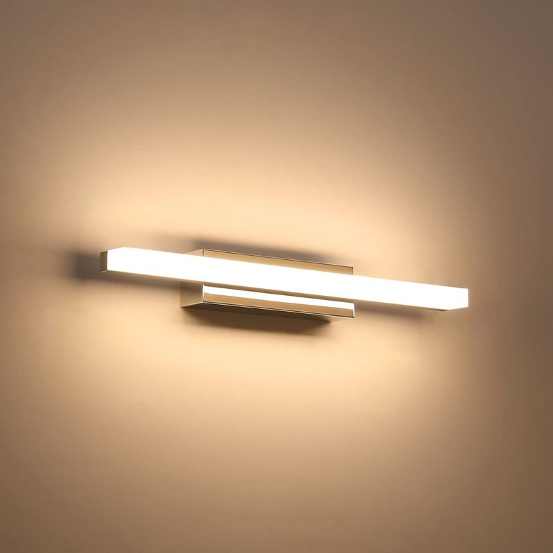 12-w-led-badezimmerspiegelleuchte, 40 Cm, Ip44, Warmweiß 3000 K, 600 Lumen, 110–240 V, Moderne Wandleuchte