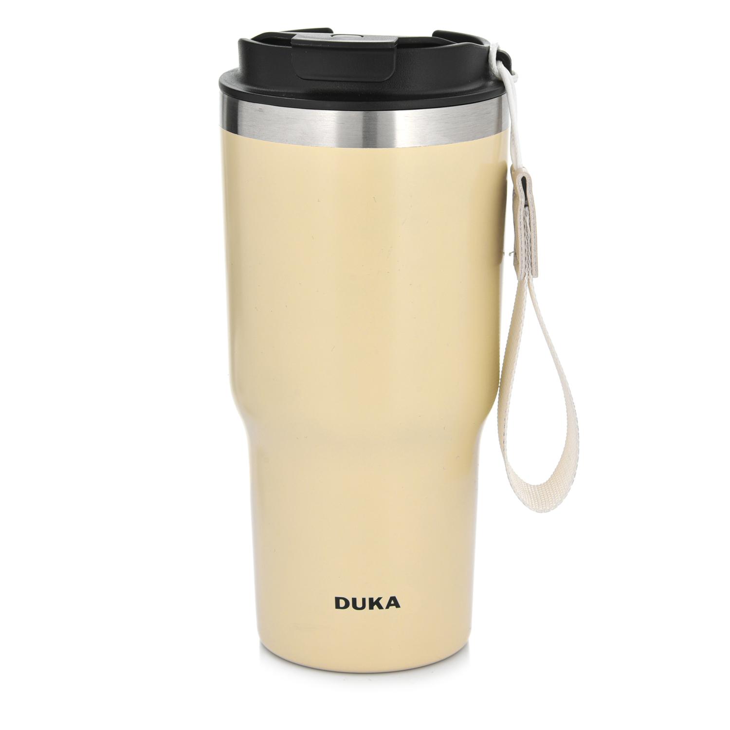 600 Ml Thermobecher Aus Cremefarbenem Edelstahl Für Reisen Und Zuhause (resa Duka)
