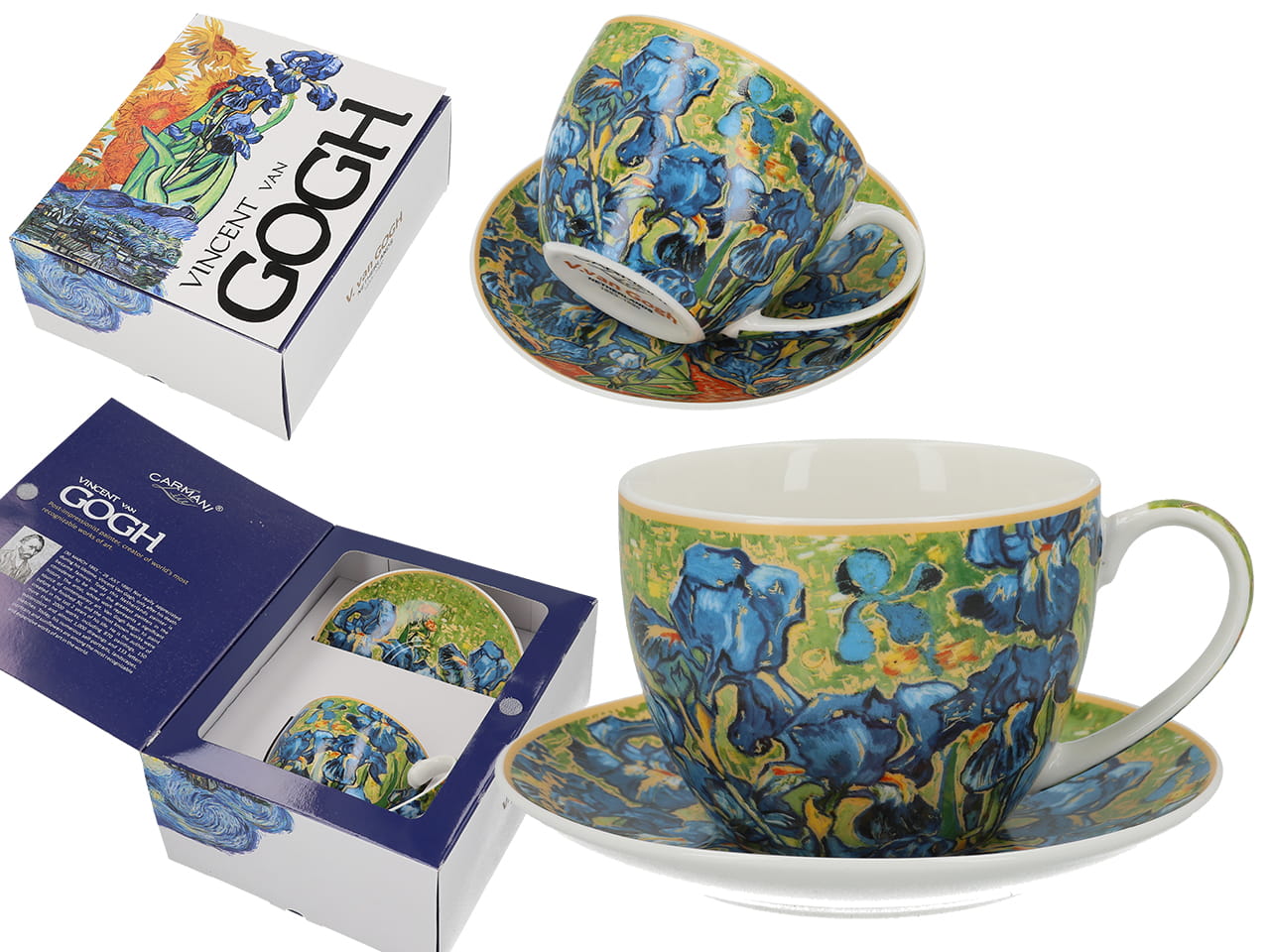 Tasse Und Untertasse – V. Van Gogh. Schwertlilien (carmani)