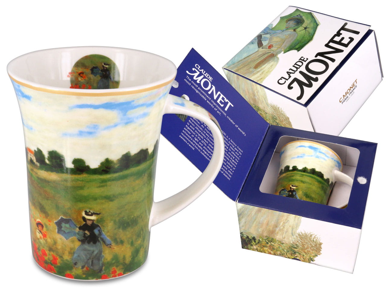 Carmani, Claude Monet Tasse - Mohnfeld