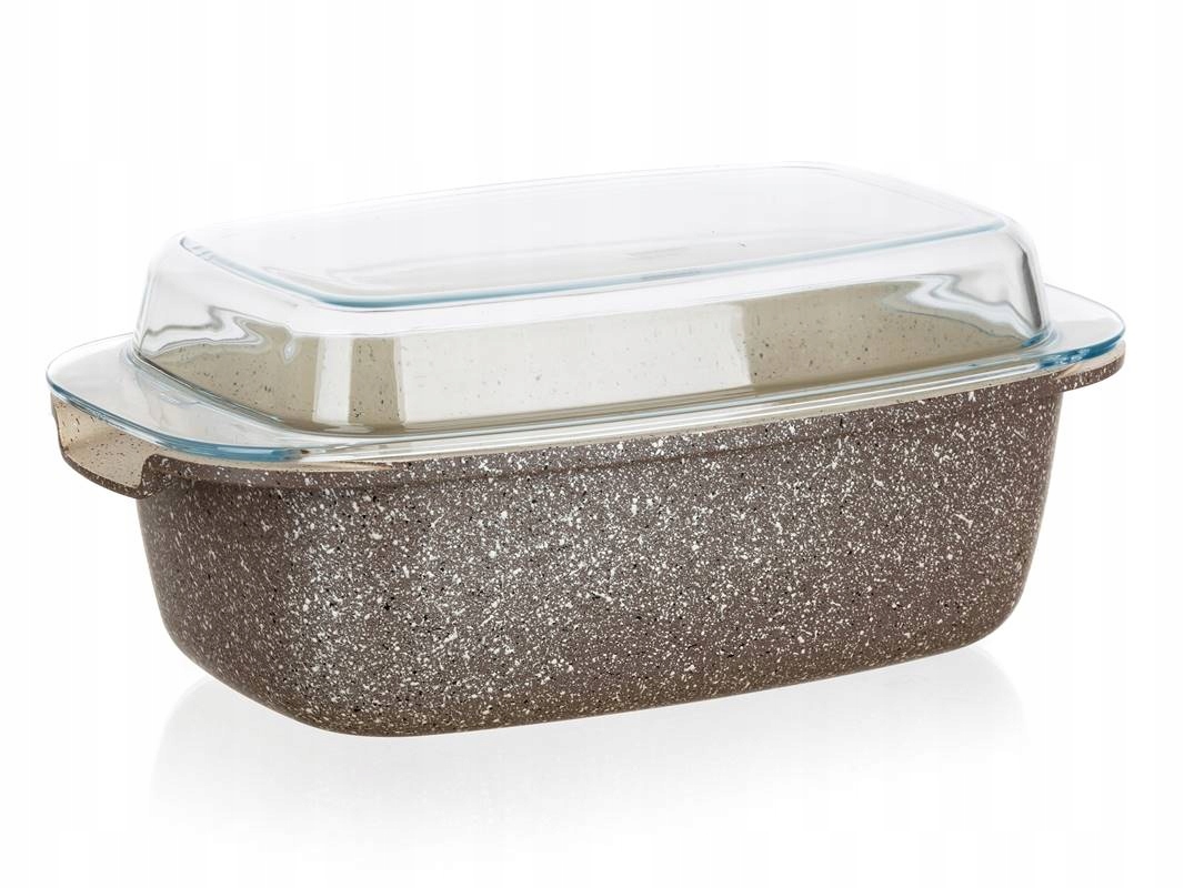 Granit-bräter, Schwanenhals-auflaufform, Antihaftbeschichtet, 5,7 L