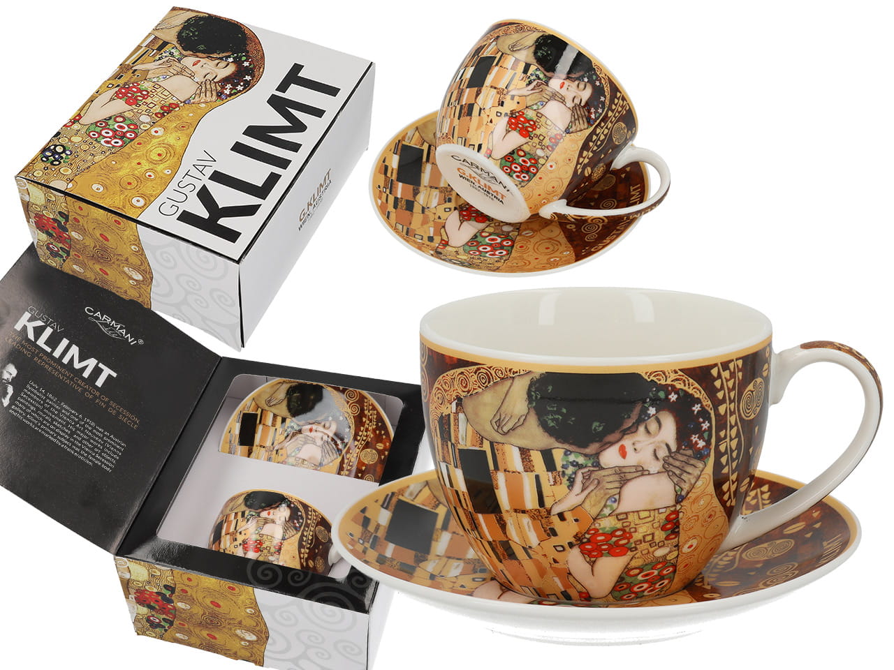 Tasse Und Untertasse – G. Klimt. Der Kuss (carmani)