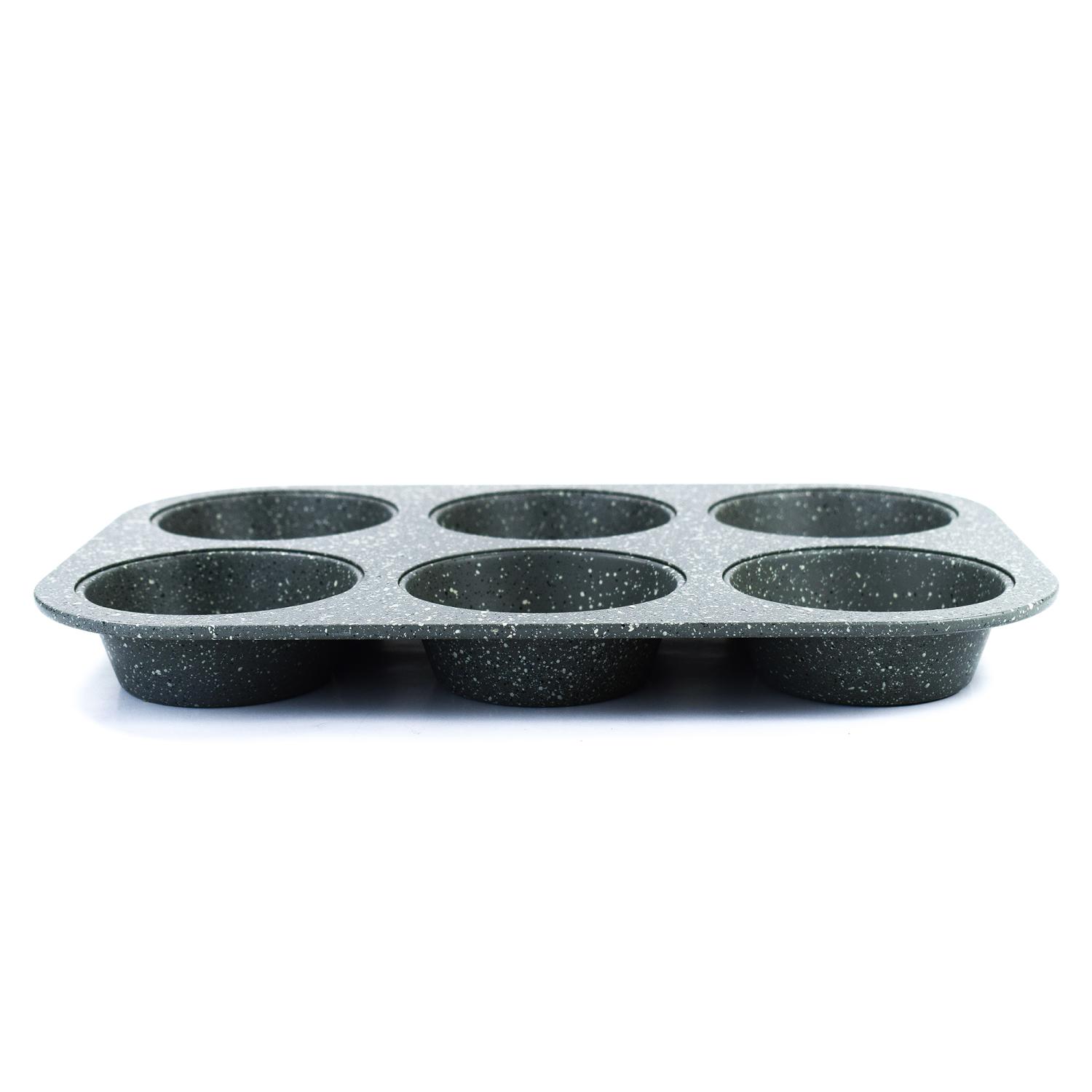 Gota Bake Professional 6-tassen-muffinform, Antihaftbeschichtet, Aus Kohlenstoffstahl