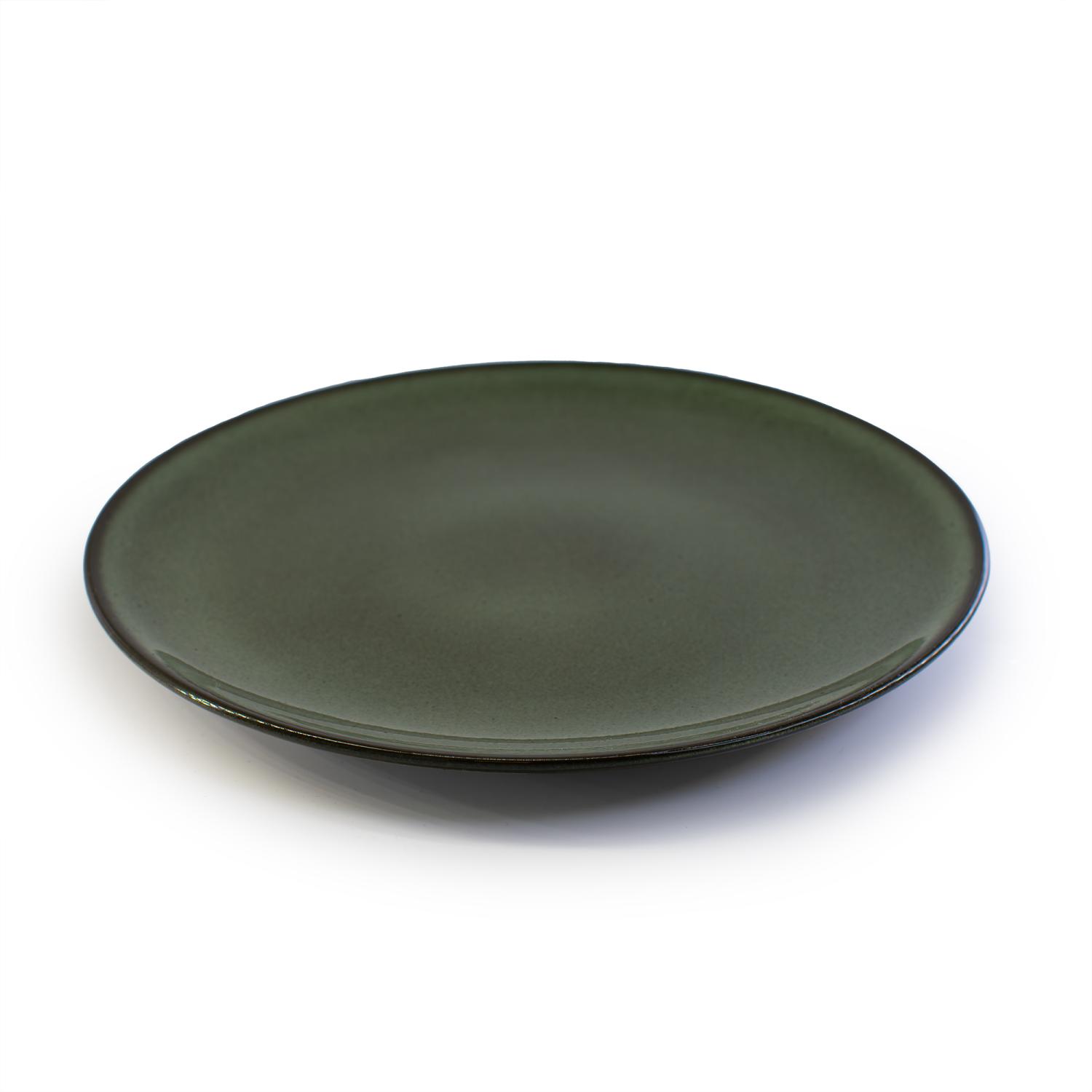 Grüner Porzellan-frühstücksteller 21 Cm Elegant Moss Duka