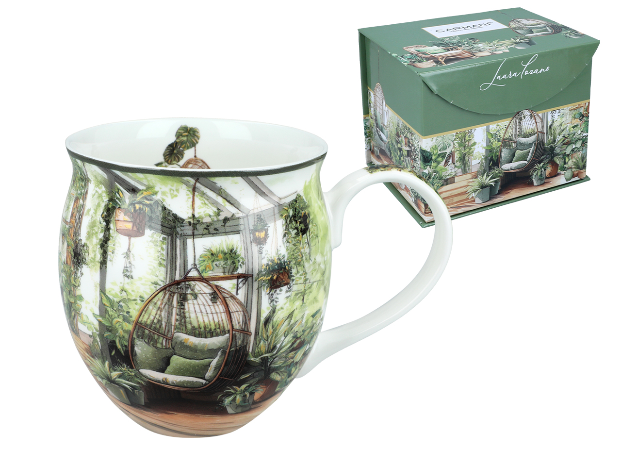 Carmani, Porzellan-töpfchenbecher 430 Ml - Laura Lozano/wintergarten
