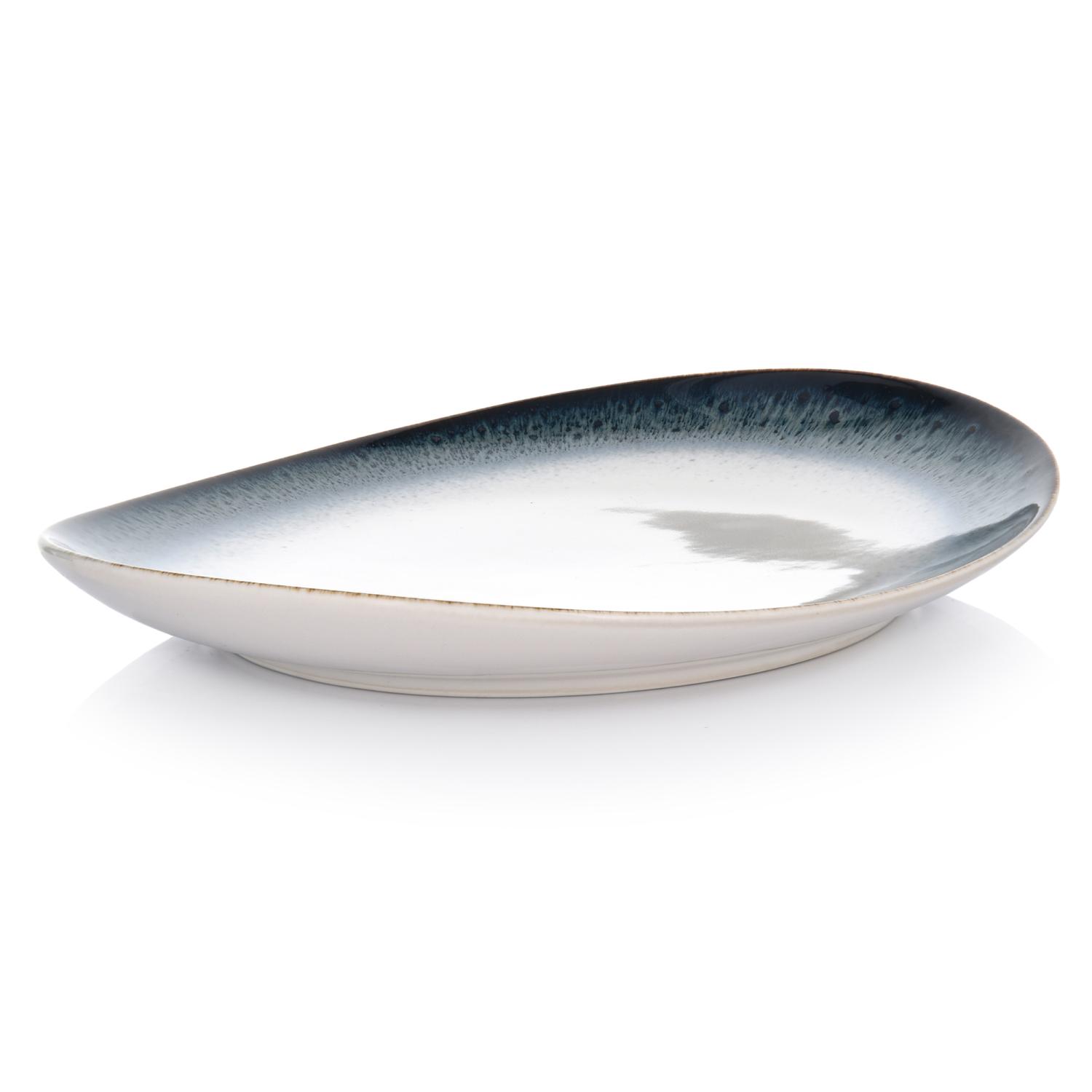Ovaler Porzellan-speiseteller 28 Cm Mehrfarbig Time Dim Duka