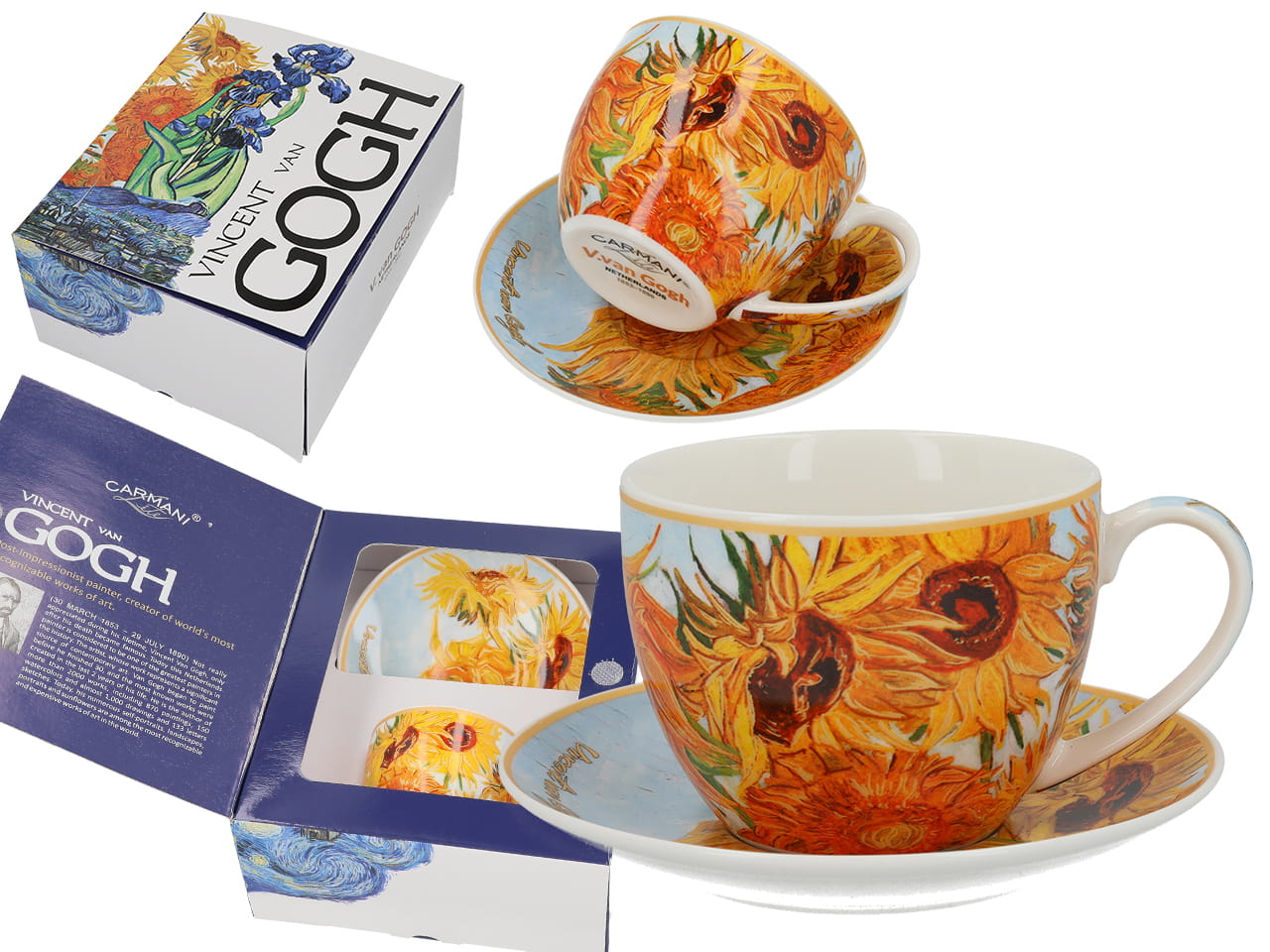 Tasse Und Untertasse – V. Van Gogh. Sonnenblumen (carmani)