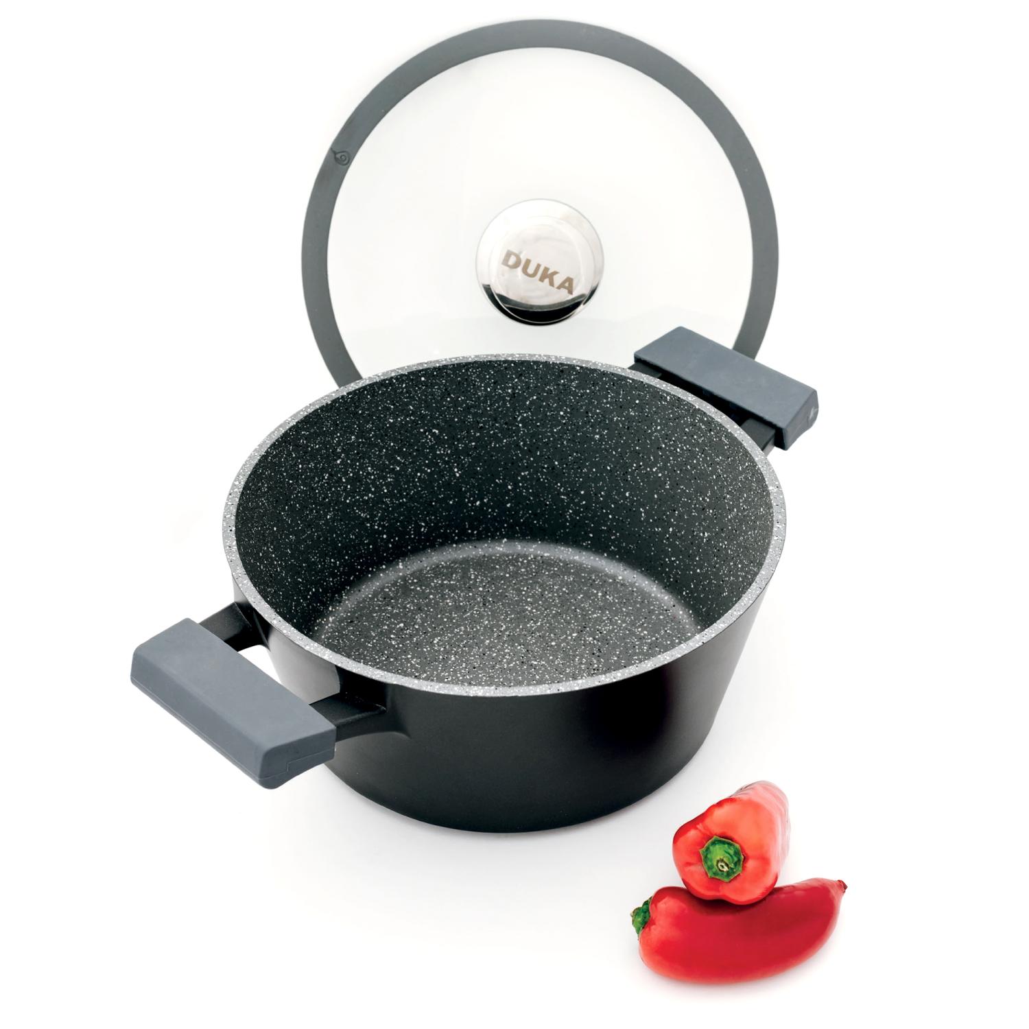 Professioneller Topf Mit Deckel, 20 Cm, 2,4 L, Induktionsgeeignet, Gota Cook Duka