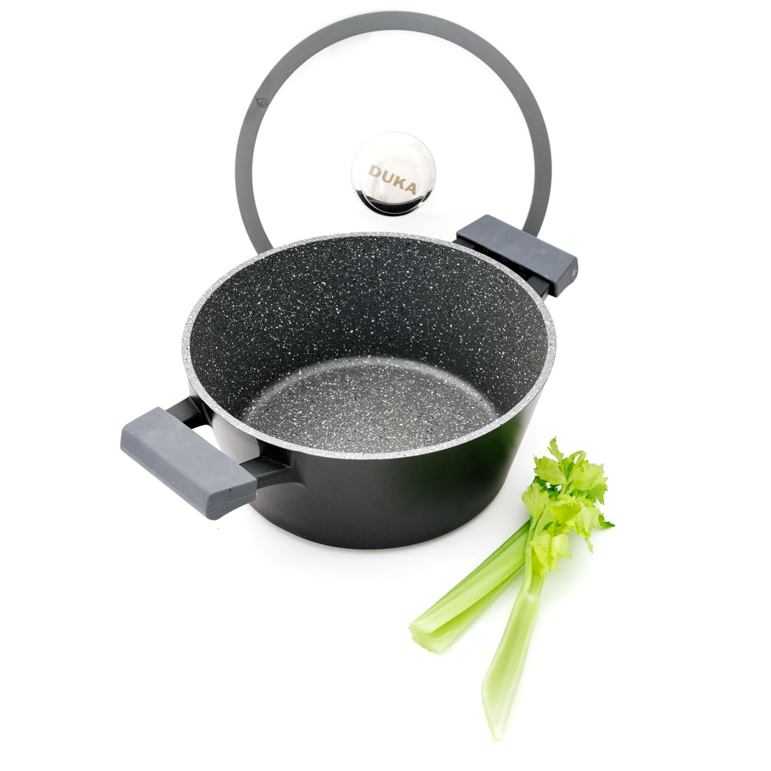 Professioneller Topf Mit Deckel, 24 Cm, 3,1 L, Induktionsgeeignet, Gota Cook Duka