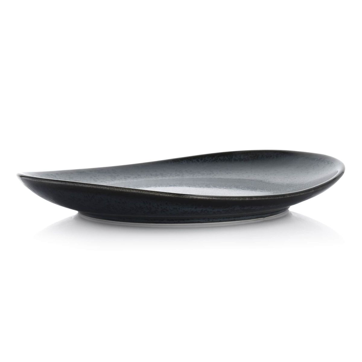 Time Frühstücksteller, Schwarz, 22 Cm, Schwarz