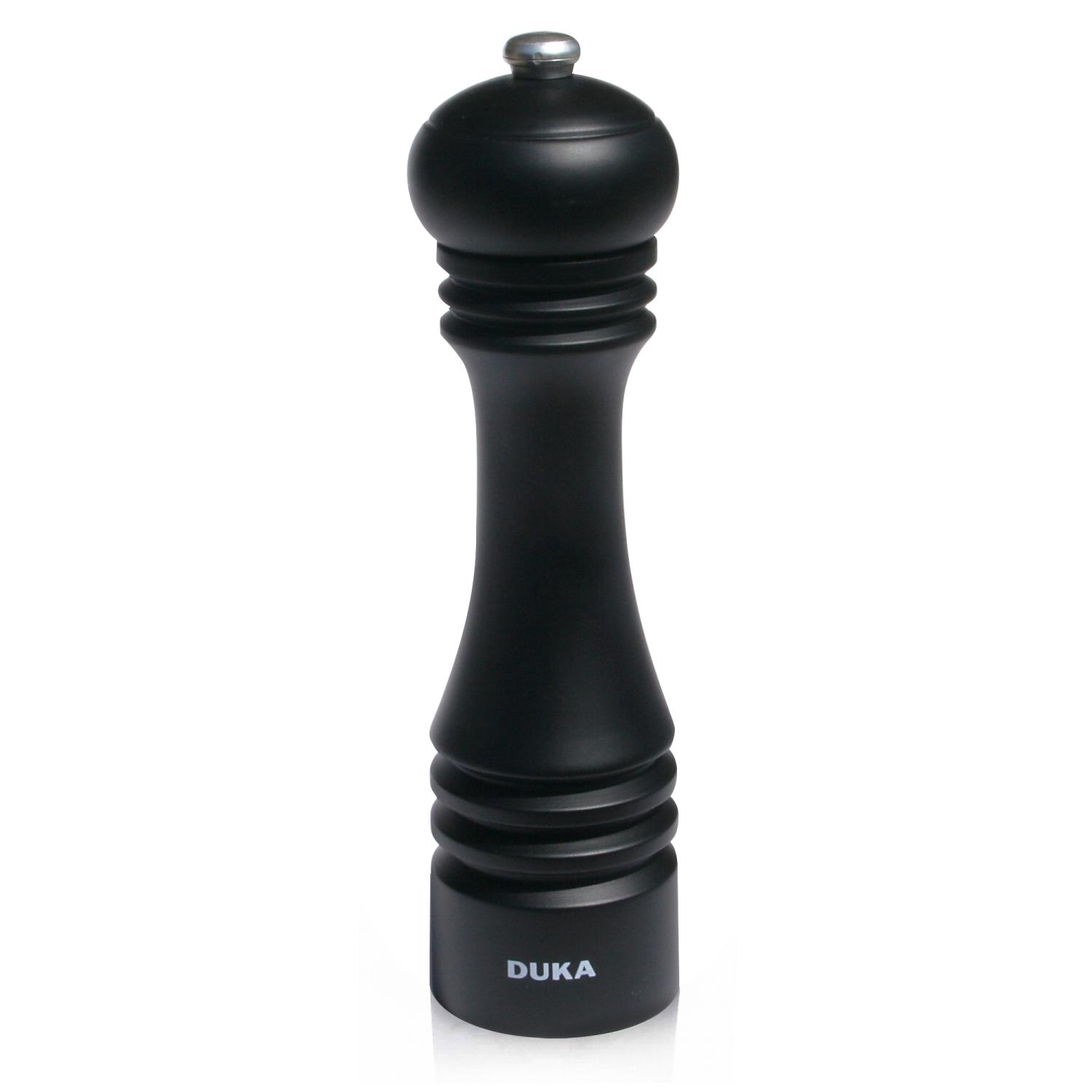 Wunderschöne Salz- Und Pfeffermühle 23 Cm, Matt Schwarz, Front Duka