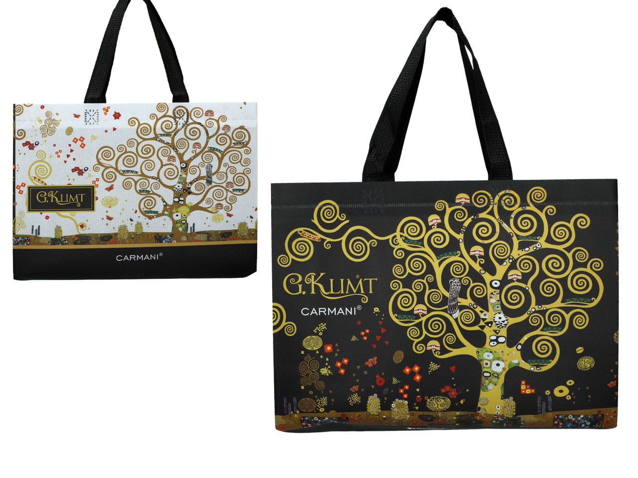 Carmani, Frühstücks-/mini-einkaufstasche Bis 2 Kg – Gustav Klimt/baum Des Lebens