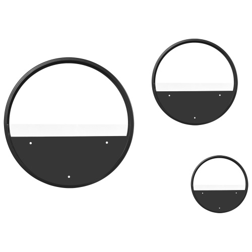3er-set Schwarze Stahl-wandtopf Für Sukkulenten Und Kakteen, Dekorative Hängevasen Für Garten Und Wohnzimmer