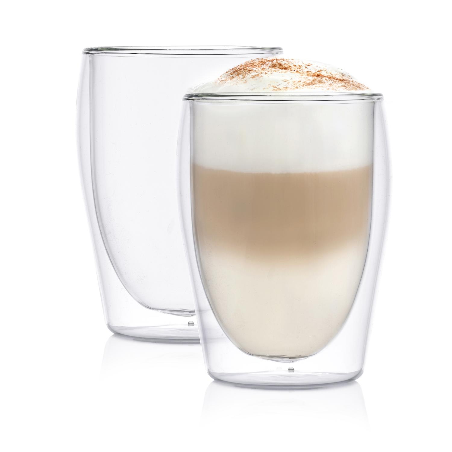Set Aus 300 Ml Doppelwandigen Latte-gläsern Von Lise Duka