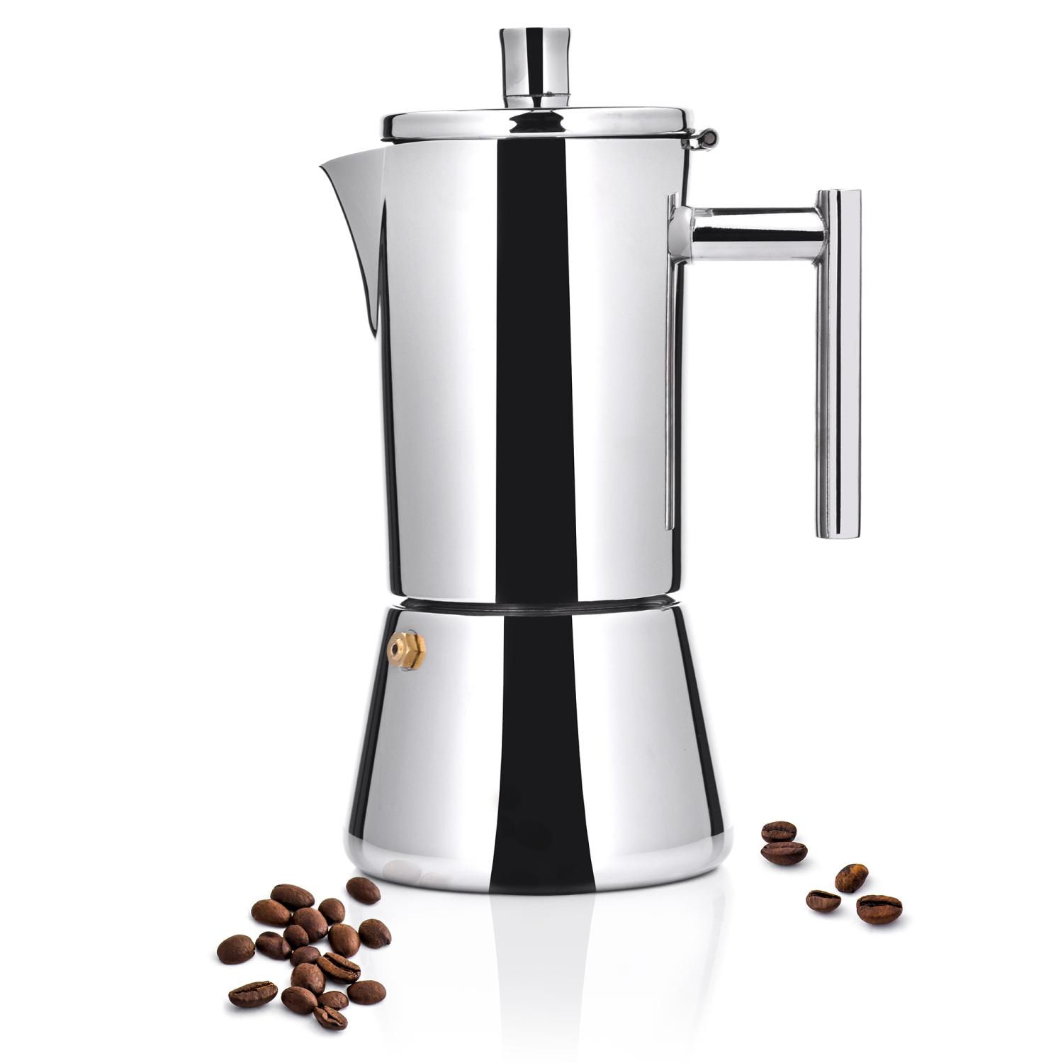 Barista Kaffeemaschine, Edelstahl, 10°f, 500 Ml, Silber