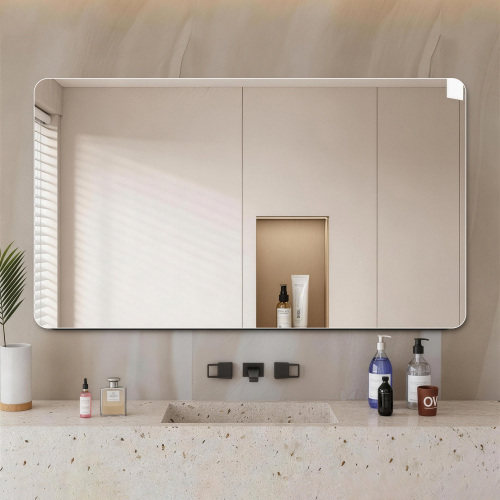 Spiegel Für Badezimmer 60x100 Cm, Rechteckiger Wandspiegel Für Waschtisch Und Toilette