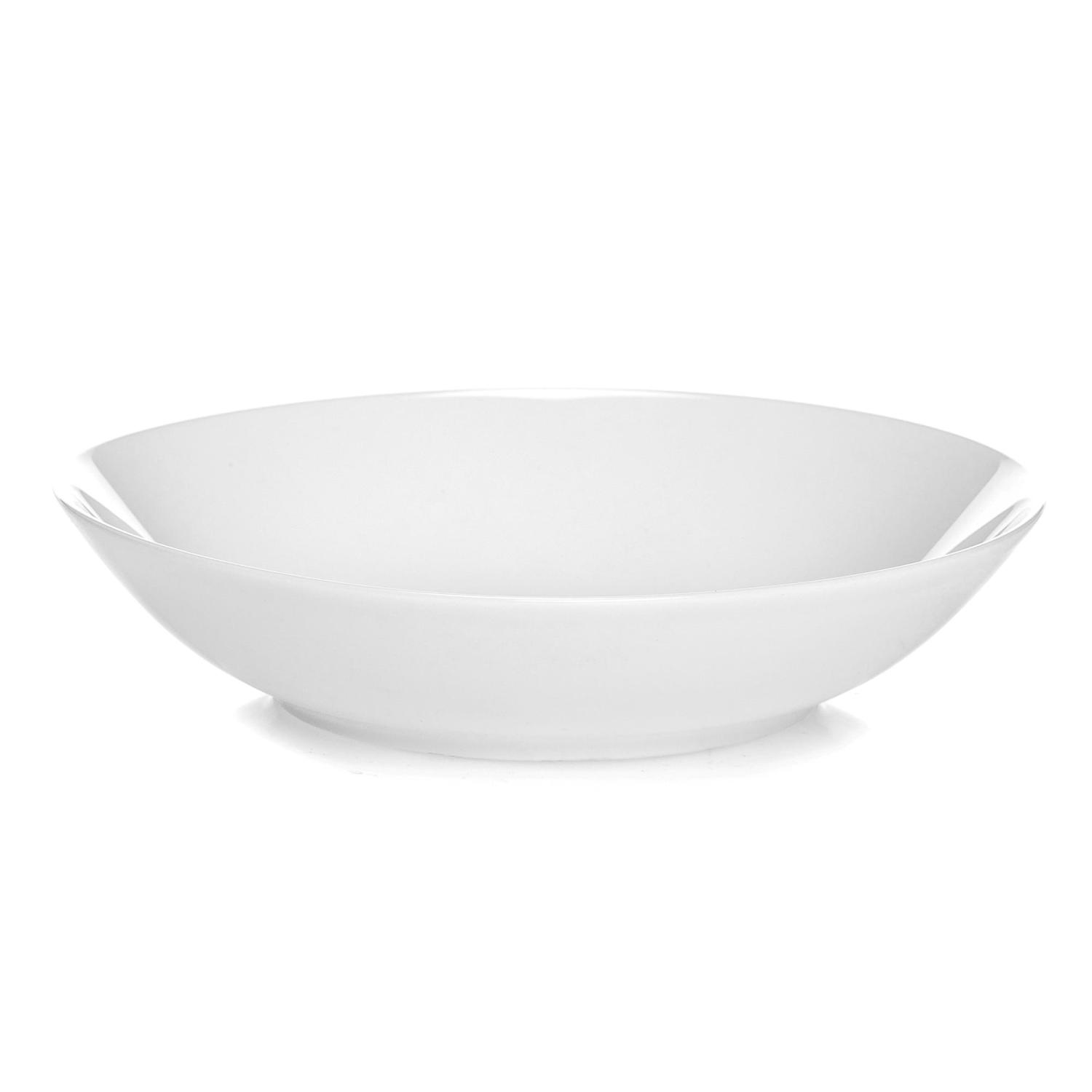 Ovale Salatschüssel 23 Cm Weißes Porzellan Felicia Duka