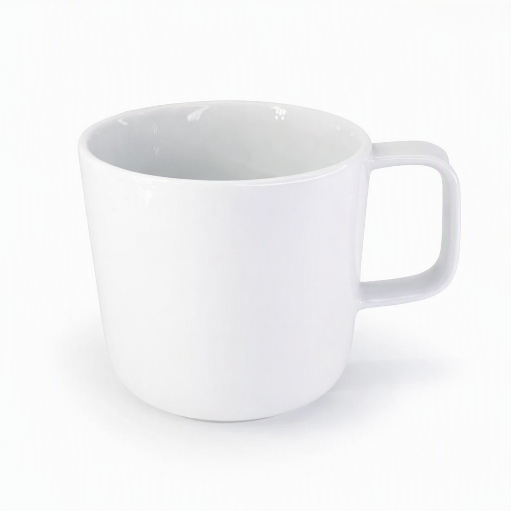 Elegante Weiße Tasse 330 Ml, Spülmaschinen- Und Mikrowellengeeignet, Nord Duka