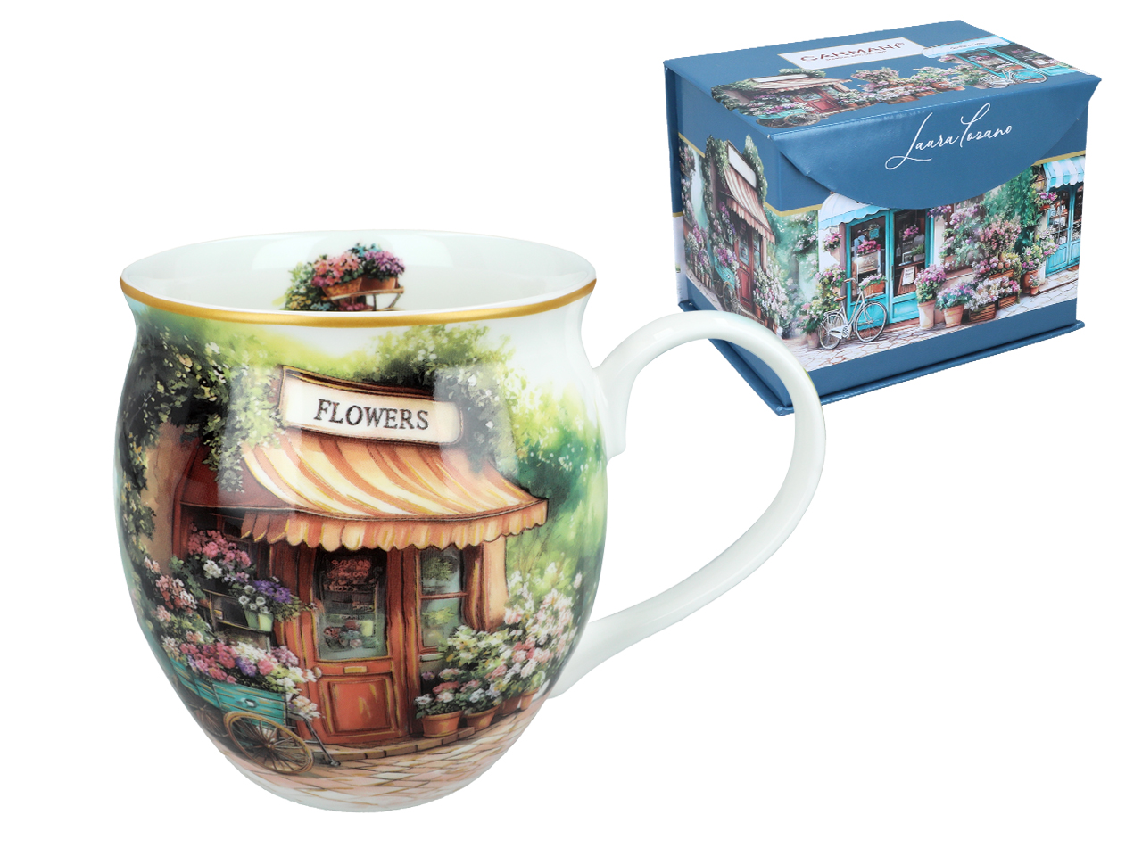 Carmani, Porzellan-töpfchenbecher 450 Ml - Laura Lozano/atelier Floral
