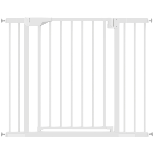 Kindersicherheitsbarriere Ohne Bohren, Automatisches Treppengitter Für Treppe Und Küche, 76-103 X 76 Cm, Weiß