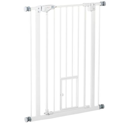 Sicherheitsgitter Für Treppen Ohne Bohren, 74-80 Cm, Mit Automatischer Schließung, Schutz Für Babys Und Haustiere