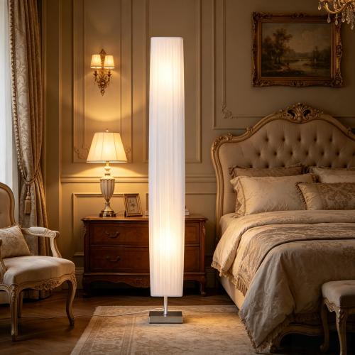 Design-stehlampe Mit Schlankem Fuß Für Wohnzimmer Und Schlafzimmer, Moderne Ästhetische Stehleuchte (ohne Glühbirne)