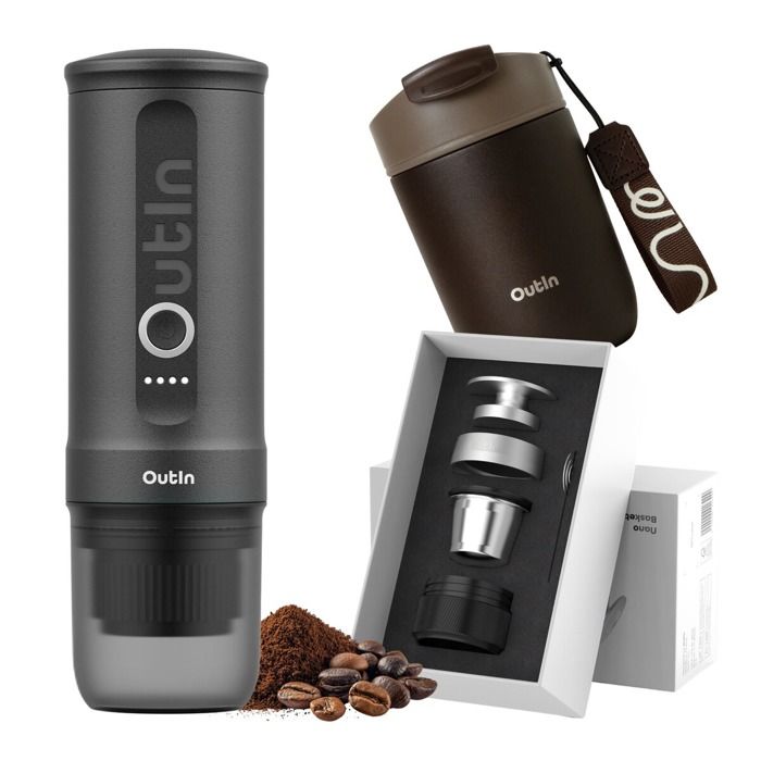 Espressomaschine Outin Pack Nano Grau Sidéral