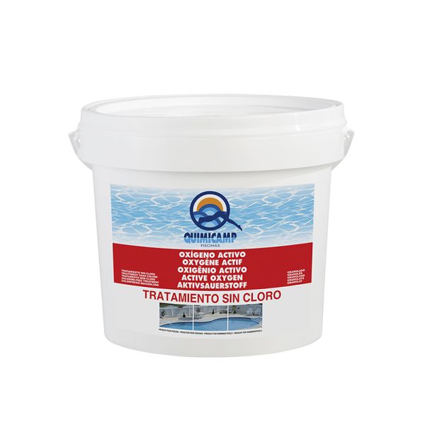 Oxígeno Activo Granulado Quimicamp 5 Kg – Tratamiento Sin Cloro Para Piscinas