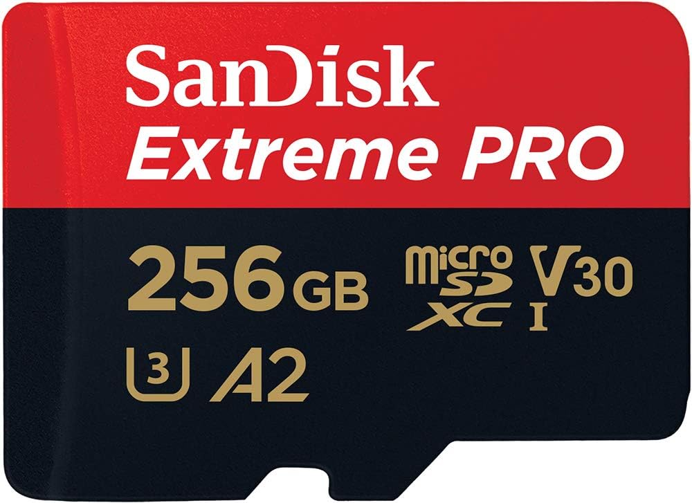 Geeignet Für Sandisk Extreme Pro 256 Gb Microsdxc, Microsd-karte + Sd-adapter (für Smartphones, Action-kameras Oder Drohnen, Bis Zu 200 Mb/s) Rescuepro Deluxe Uhs-i, Klasse 10, U3
