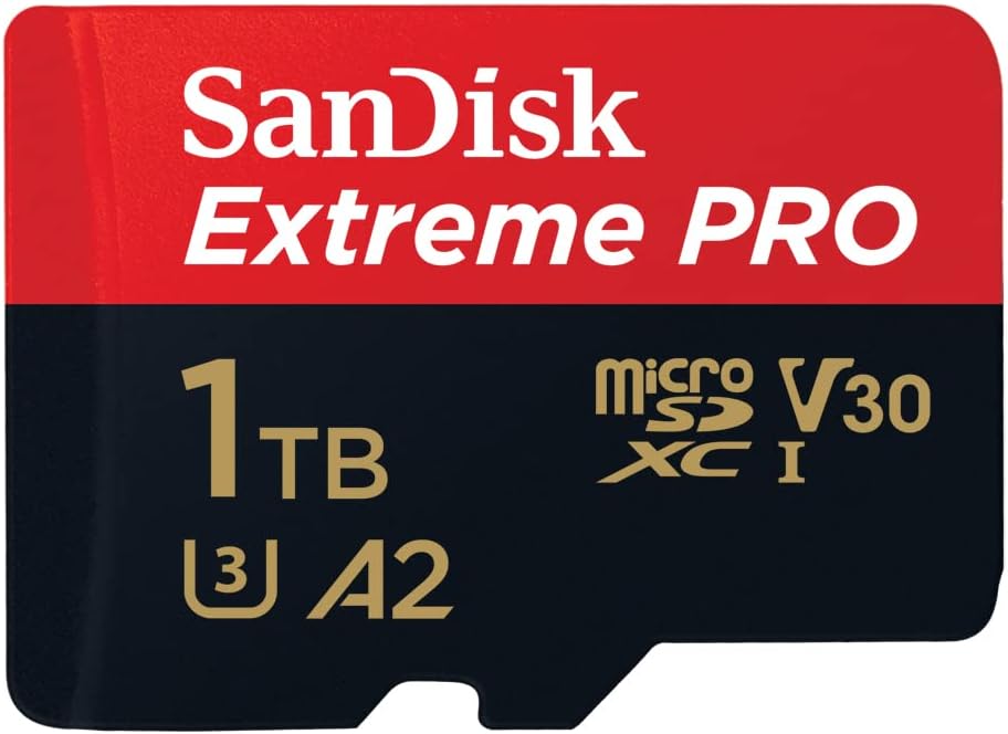 Geeignet Für Sandisk Extreme Pro 1 Tb Microsdxc, Microsd-karte + Sd-adapter (für Smartphones, Action-kameras Oder Drohnen, Bis Zu 200 Mb/s) Rescuepro Deluxe Uhs-i, Klasse 10, U3