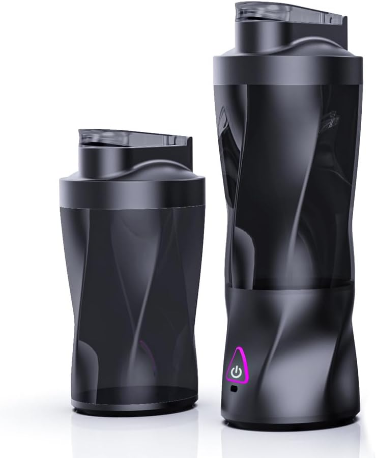 Tragbarer, Per Usb Aufladbarer Milchshake- Und Smoothie-mixer, Mini-zitruspresse Mit 6 Klingen Und Deckel, 652-g-einzelportions-selbstreinigungsmixer Für Unterwegs Und Zu Hause