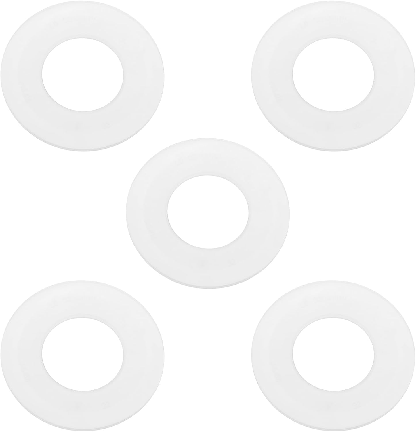 Sollbry Lot De 5 Joints De Rechange Pour Soupape De Chasse D'Eau, Compatibles Avec Les Soupapes De Chasse D'Eau Geberit, Les Bases De Soupapes De Chasse D'Eau Et Les Joints D'Étanchéité En Silicone.