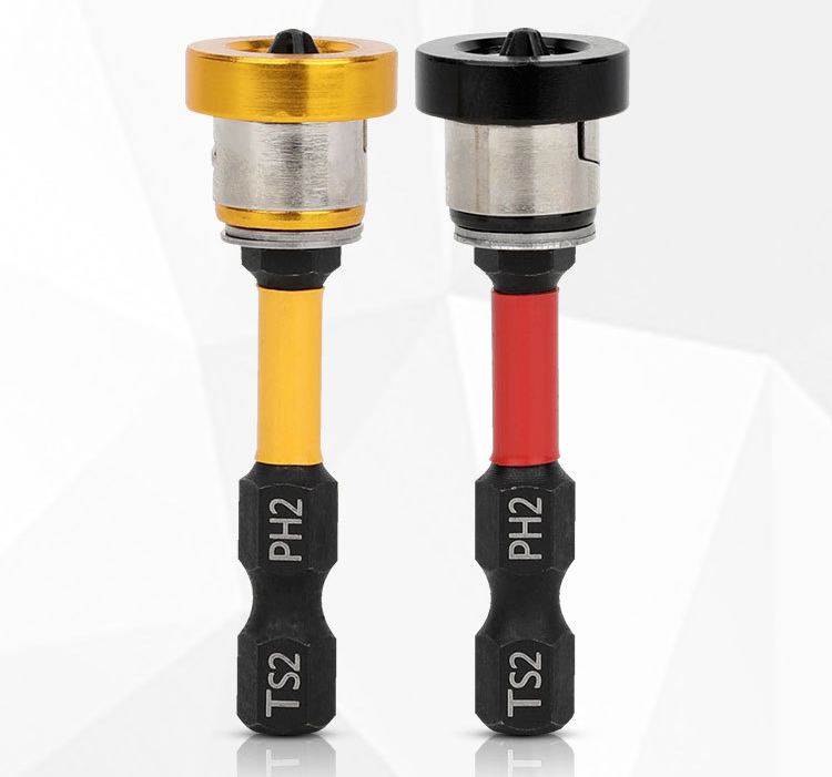 Sollbry Lot De 2 Embouts Magnétiques Pour Placo - Embout Tournevis À Positionnement Pour Plâtre Et Cloisons Sèches - 50mm