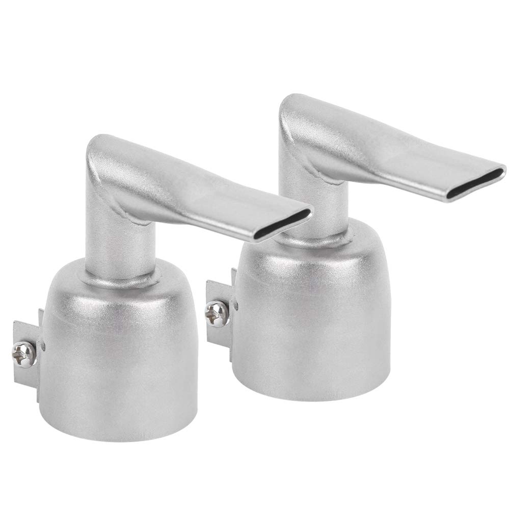 Sollbry 2 Pièces 20mm 90 Degrés Buse De Soudage Coudée Pistolet À Air Chaud Buse De Soudage Accessoires