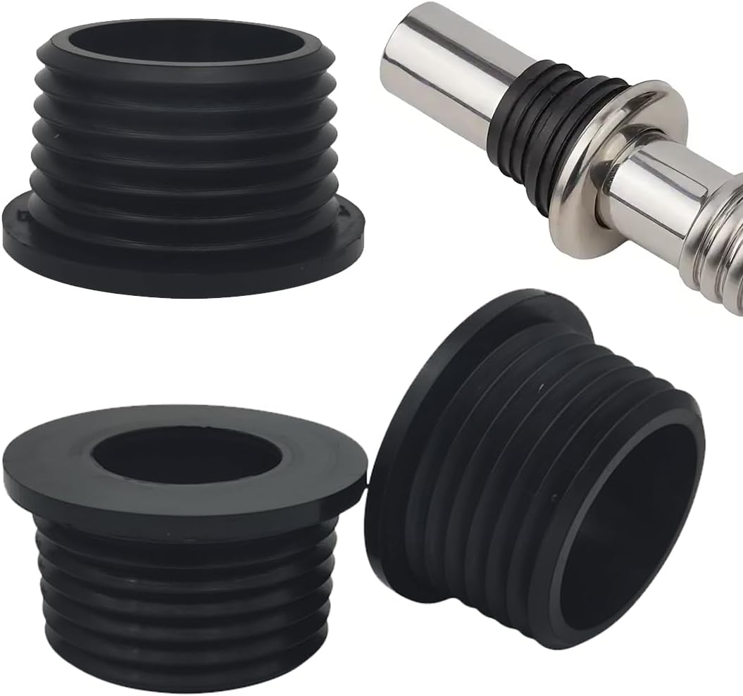 Sollbry 3 Pcs Siphon Avec Manchon En Caoutchouc Pour Tuyau D’évacuation De Diamètre Extérieur 55 Mm X Diamètre Intérieur 29 Mm Pour Siphon Machine A Laver Joint Machine À Laver
