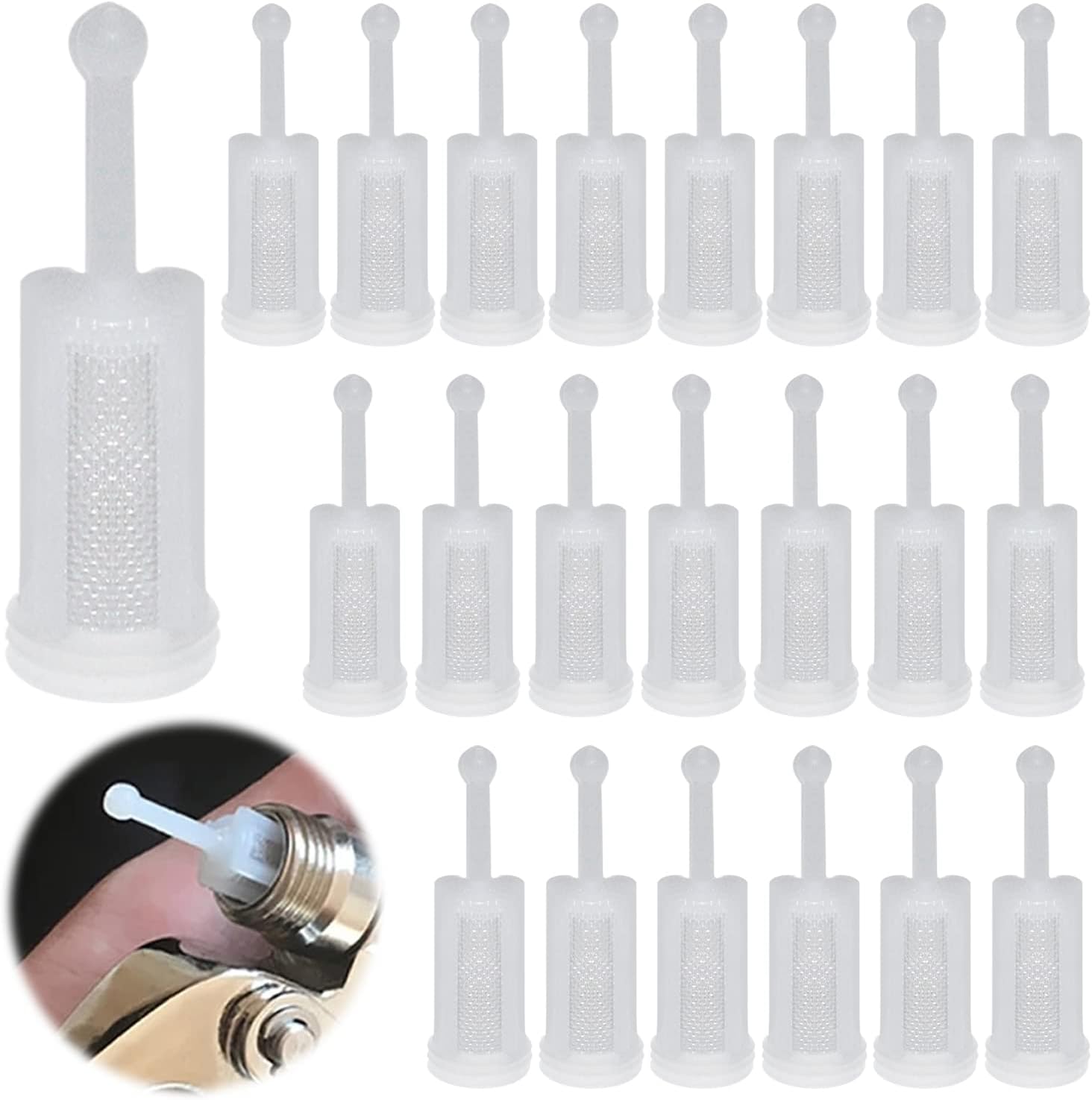 Sollbry 40 Pièces Filtre À Pulvérisation Par Gravité Pistolets À Gravité Universels Crépine De Peinture Pour Pistolet Filtre Pistolet Pulvérisateur A Alimentation Par Gravité Jetable