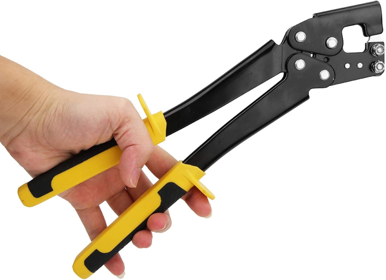 Sollbry Pince À Sertir,pinces Pour Plaques De Plâtre,pinces À Sertir Pour Cloisons Sèches,poignée Antidérapante Sertisseuse À Goujon-utilisation Une Main,acier Robuste,poignée Confortable